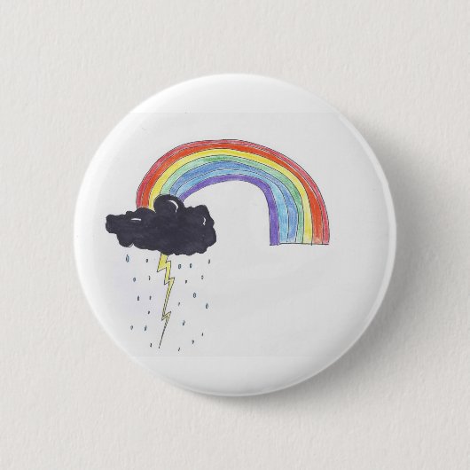 Rainbow van een Black Cloud Button (Voorkant)