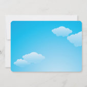 Rainbow verjaardagsfeestje uitnodigingen (Achterkant)