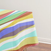 Rainbow Verticale stripes Pastel Kleurig Tafelkleed (Voorbeeld)