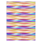 Rainbow Verticale stripes Pastel Kleurig Tafelkleed (Voorkant)