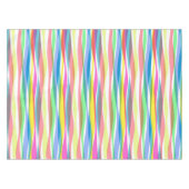 Rainbow Verticale stripes Pastel Kleurig Tafelkleed (Voorkant (Horizontaal))