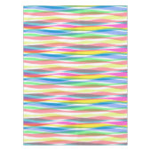 Rainbow Verticale stripes Pastel Kleurig Tafelkleed (Voorkant)