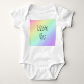 Rainbow Vibes Baby Bodysuit (Voorkant)