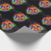 Rainbow Vibes Lion Cadeaupapier (Hoek)