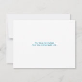 Rainbow Video Game Gamer Bar Mitzvah Dank je Bedankkaart (Achterkant)