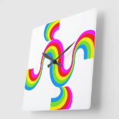 RAINBOW VIERKANTE KLOK (Hoek)