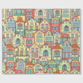 Rainbow Village City Homes Welcome 2 Cadeaupapier (Vlak)