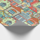 Rainbow Village City Homes Welcome 2 Cadeaupapier (Hoek)