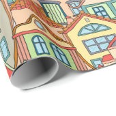 Rainbow Village City Homes Welcome 2 Cadeaupapier (Rol Hoek)
