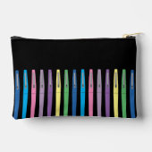 Rainbow Vilt Pennen Doodle Pencil Pouch Etui (Achterkant)
