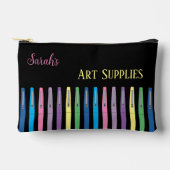 Rainbow Vilt Pennen Doodle Pencil Pouch Etui (Voorkant)