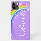 Rainbow violet paars hoesje meisjes (Achterkant)