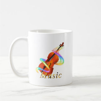 Rainbow Violin Koffiemok