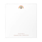 Rainbow Violin Muziekleraar Notitieblok (Voorkant)