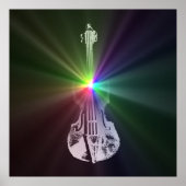 Rainbow Violin Poster (Voorkant)