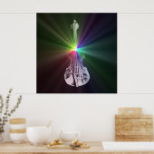 Rainbow Violin Poster (Keuken)