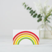 rainbow visitekaartje (Staand voorkant)