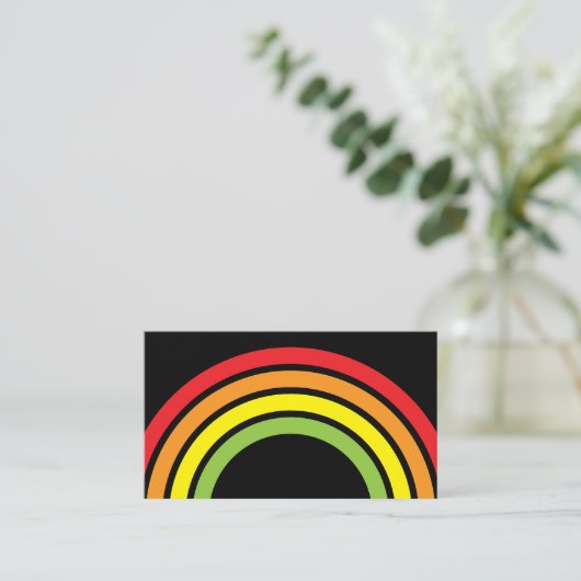 rainbow visitekaartje (Staand voorkant)