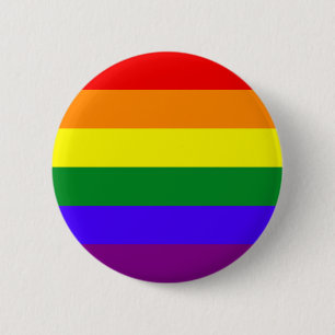 Rainbow-vlag van hoge kwaliteit, Button