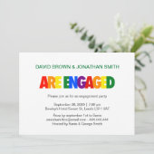 Rainbow-vlaggenkleuren van de gadebehoudspartij kaart (Staand voorkant)