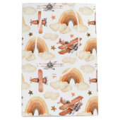 Rainbow-vliegtuigpatroon voor de Waterverf van Cut Medium Cadeauzakje (Voorkant)