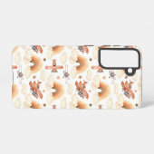 Rainbow-vliegtuigpatroon voor de Waterverf van Cut Samsung Galaxy Hoesje (Achterkant horizontaal)