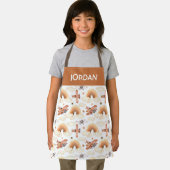 Rainbow-vliegtuigpatroon voor de Waterverf van Cut Schort (Insitu)