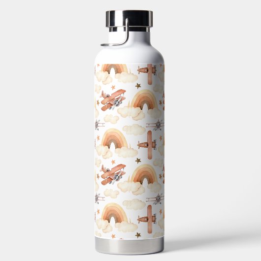 Rainbow-vliegtuigpatroon voor de Waterverf van Cut Waterfles (Rechts)