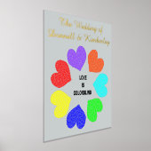 Rainbow voor interraciale liefdeshars Aangepast hu Folie Afdrukken (Laagn)