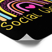 Rainbow voor maatschappelijk werkers poster (Hoek)