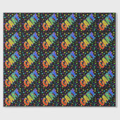 Rainbow Voornaam "GARY" + Stars Cadeaupapier (Vlak)