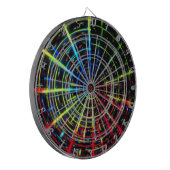 Rainbow Vortex Dartboard Dartbord (Voorkant Links)