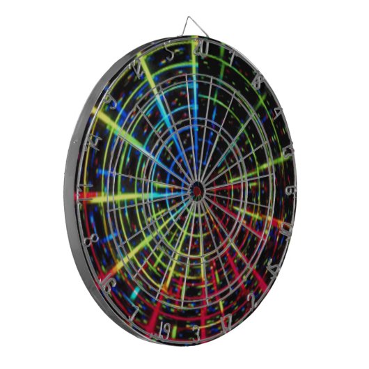 Rainbow Vortex Dartboard Dartbord (Voorkant Links)
