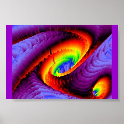 Rainbow Vortex Poster (Voorkant)