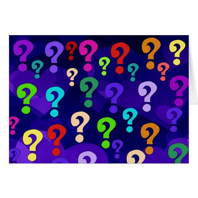 Rainbow-vragenmerken (Voorkant Horizontaal)