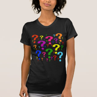 Rainbow-vragenmerken T-shirt