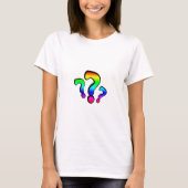 Rainbow-vragenmerken T-shirt (Voorkant)