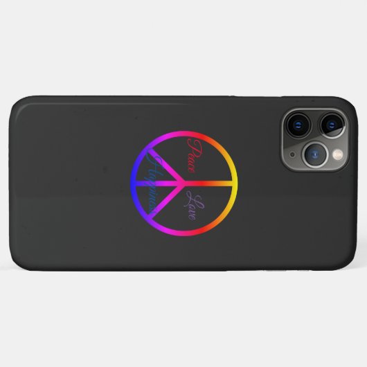Rainbow-vredesbord Case-Mate iPhone Case (Achterkant (horizontaal))