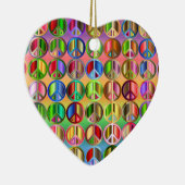 Rainbow-vredesbord porcelain-ornament keramisch ornament (Rechts)