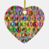 Rainbow-vredesbord porcelain-ornament keramisch ornament (Voorkant)