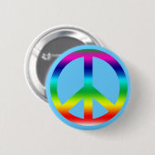 Rainbow-vredesproducten Ronde Button 5,7 Cm (Voorkant /achterkant)