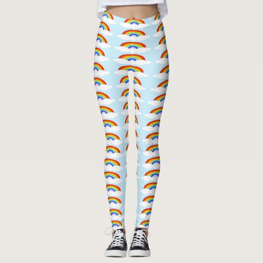 Rainbow Vrouwen Leggings (Voorkant)