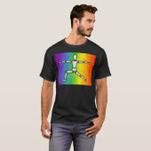 Rainbow Warrior 2 yoga pose T-shirt (Voorkant volledig)