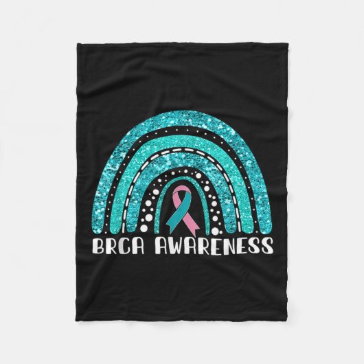 Rainbow Warrior Brca Awareness Fleece Deken (Voorkant)