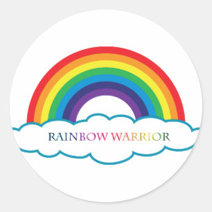 Rainbow Warrior collecties Ronde Sticker