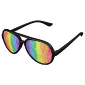 Rainbow Wash Party Shades Aviator Zonnebril (Gekanteld)