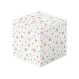 Rainbow Watercolor Birthday Cake Colorful Paint Kubus