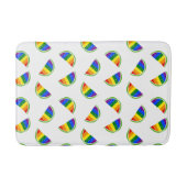 Rainbow Watermelon Pattern Badmat (Voorkant)