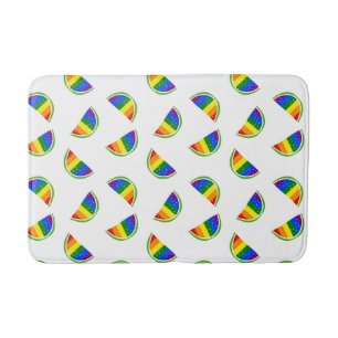 Rainbow Watermelon Pattern Badmat