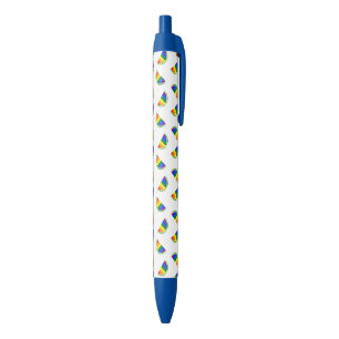 Rainbow Watermelon Pattern Blauwe Inkt Pen